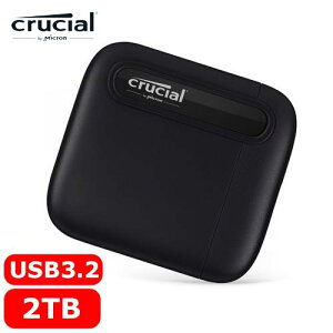 【最高22%回饋 5000點】Micron Crucial X6 2TB 外接式SSD