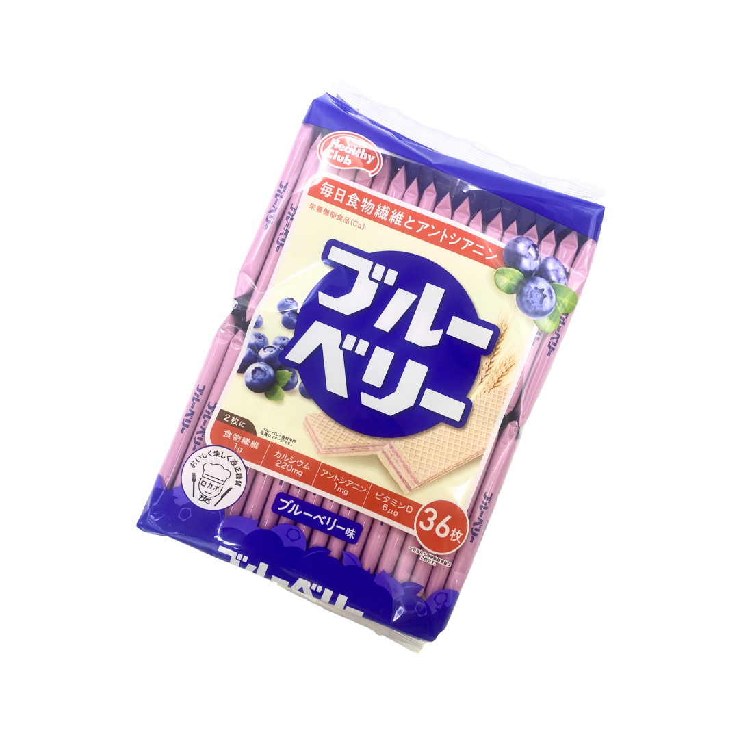日本 哈瑪達 骨 威化餅 (鐵)巧克力／牛奶／藍莓／楓糖／可可 / 水果 餅乾 夾心餅 3