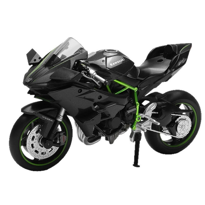 【高精細度】1:12 川崎H2R 機車模型 合金車模 模擬玩具 贈禮男孩 熱門車模