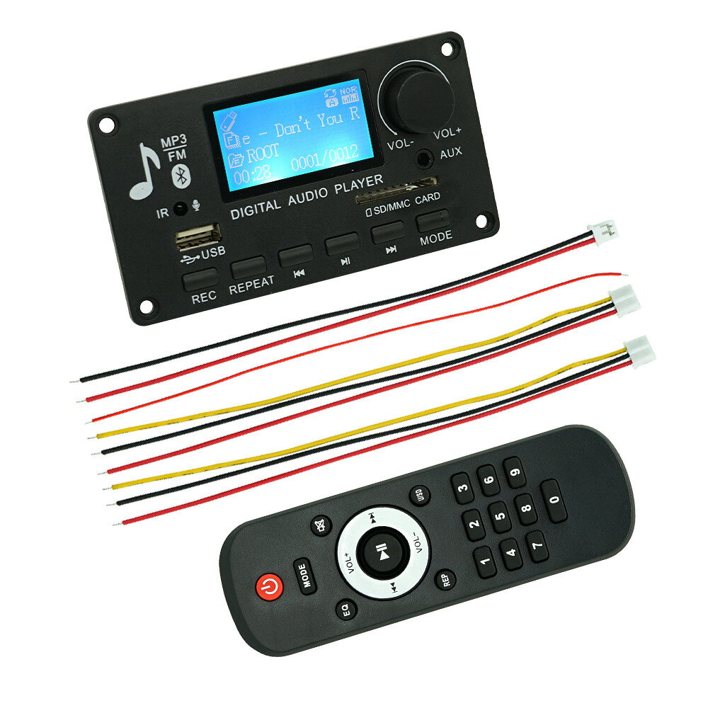 音訊解碼器 DAC 數位轉模擬解碼器 音響LCD解碼器 5.0 音訊讀卡板 模組 MP3解碼板 MP3模組