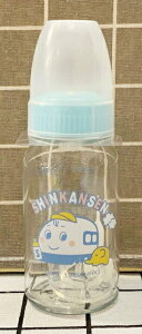 【震撼精品百貨】Shin Kan Sen 新幹線 三麗鷗 新幹線幼童玻璃奶瓶(120ML)-標準口徑#00815 震撼日式精品百貨