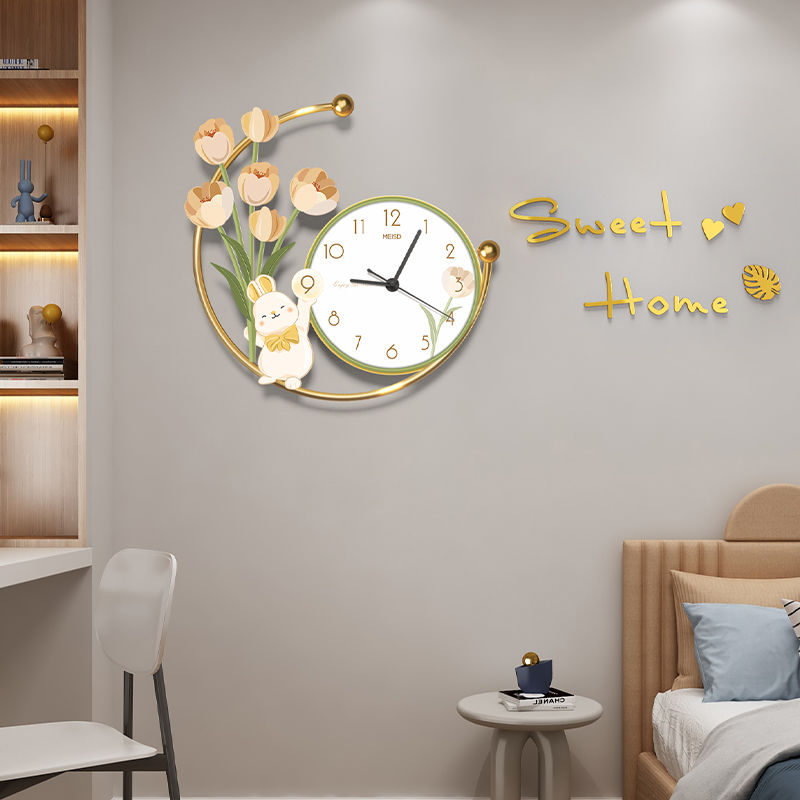 免運 全館8折 掛鐘 客廳掛鐘 時尚掛鐘 時鐘 美世達鐘表客廳掛墻2022新款簡約家用時尚網紅創意裝飾網紅掛鐘特惠/開立發票 工廠直銷 H1210 6