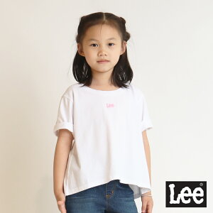 Lee 小LOGO傘狀短袖T恤 白 男女童裝