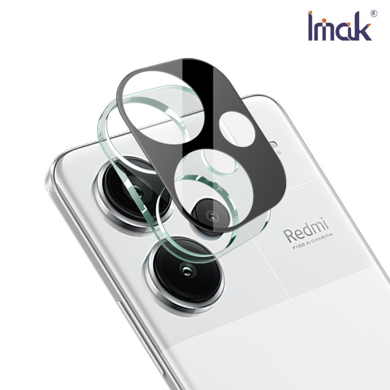 Redmi 紅米 Note 13 Pro+ 5G 鏡頭玻璃貼 (一體式) (曜黑版) Imak 艾美克