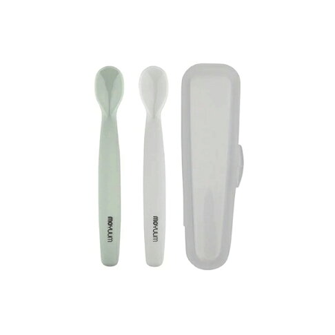 Moyuum 白金矽膠兒童湯匙(2入組)-多款可選【悅兒園婦幼生活館】