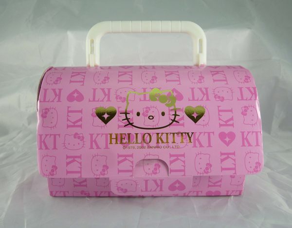 【震撼精品百貨】Hello Kitty 凱蒂貓 手提紙盒 粉 震撼日式精品百貨