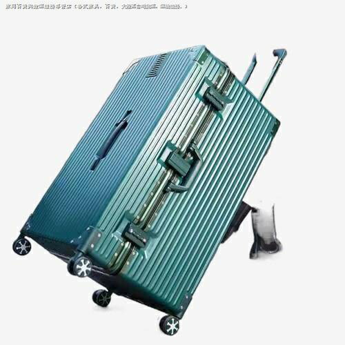 加厚行李箱女拉桿密碼箱男超大40旅行箱50寸大容量鋁框拉鏈箱
