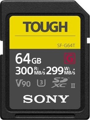 【新博攝影】Sony SF-G64T SDXC 64GB UHS-II Class10 防水防塵防摔記憶卡 (台灣索尼公司貨)