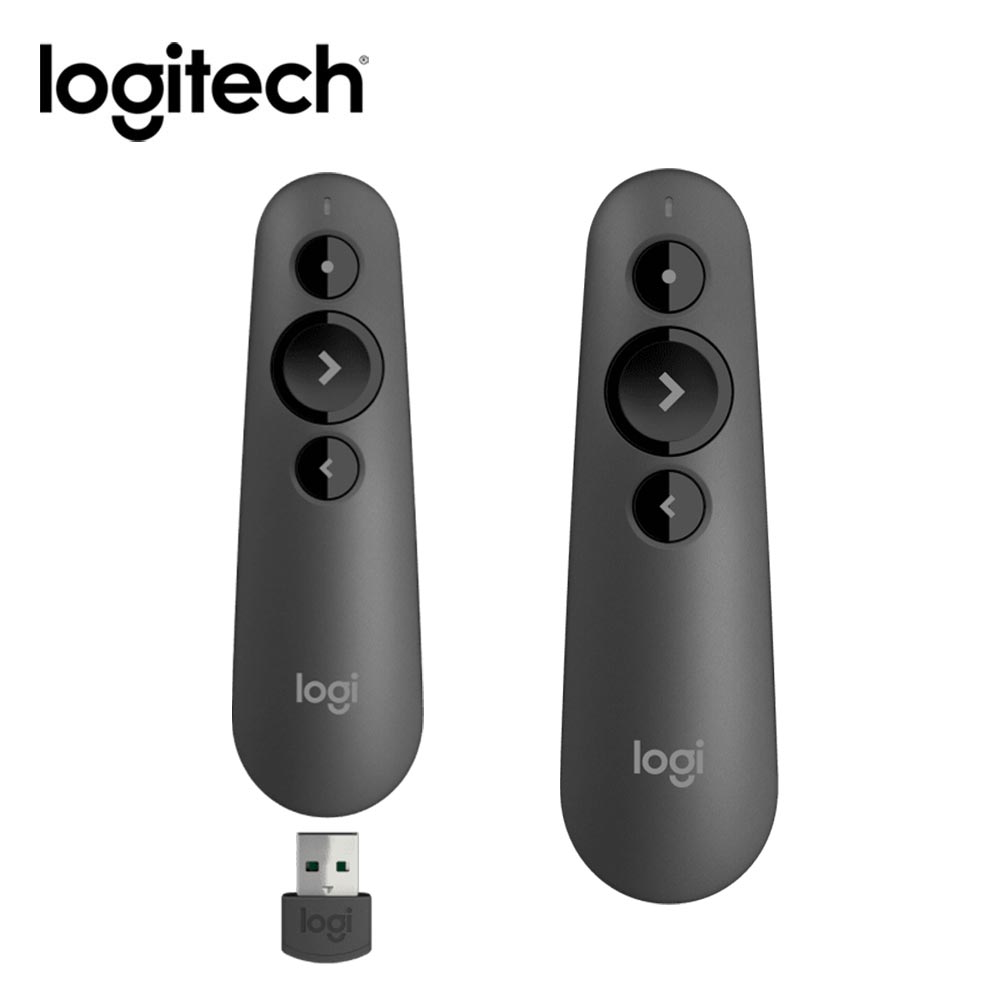 【Logitech 羅技】R500S 雷射簡報遙控器-黑【三井3C】