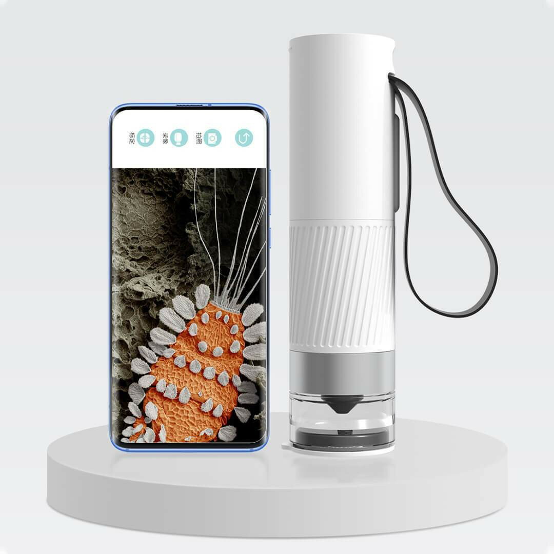當當貍手持便攜兒童高畫質電子顯微鏡科學實驗專業級高精度智能光學