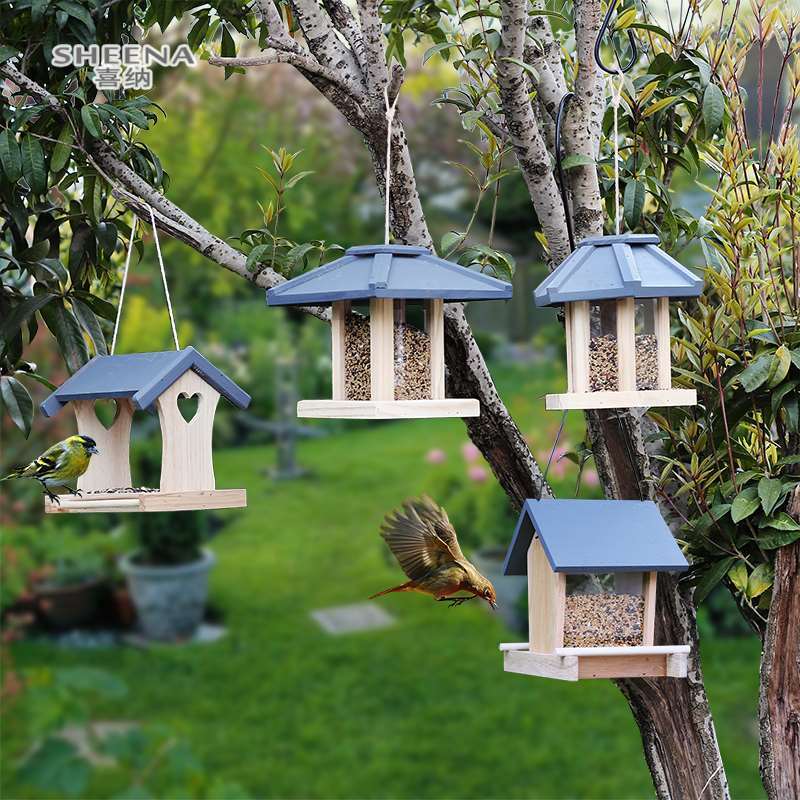 餵鳥器 賓朋四海喂鳥器戶外小鳥喂食器陽臺庭院花園鳥食盒