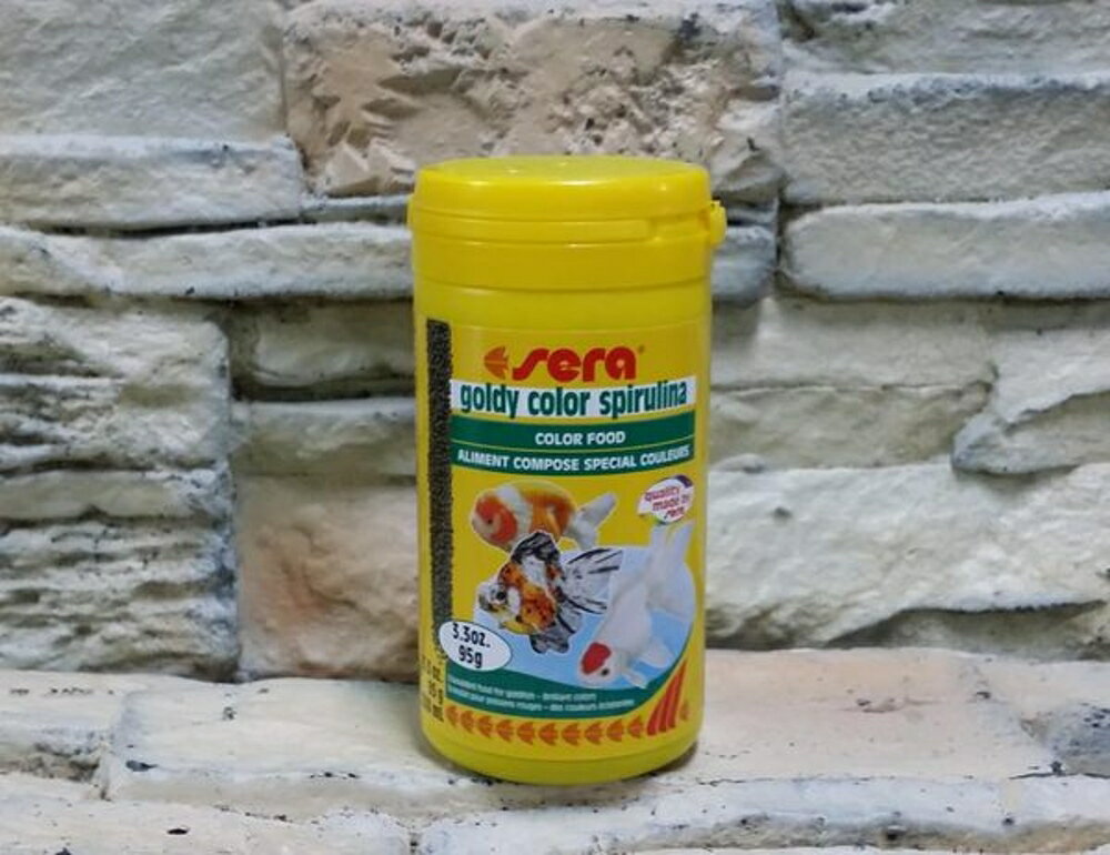 【西高地水族坊】德國Sera 金魚綠藻增豔顆粒飼料 250ml