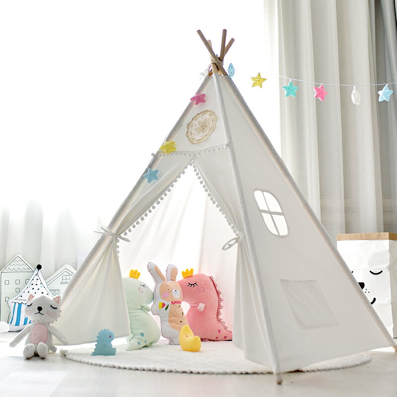 免運 兒童帳篷遊戲屋北歐ins兒童帳篷室內女孩公主小房子家用寶寶玩具屋印第安游戲屋