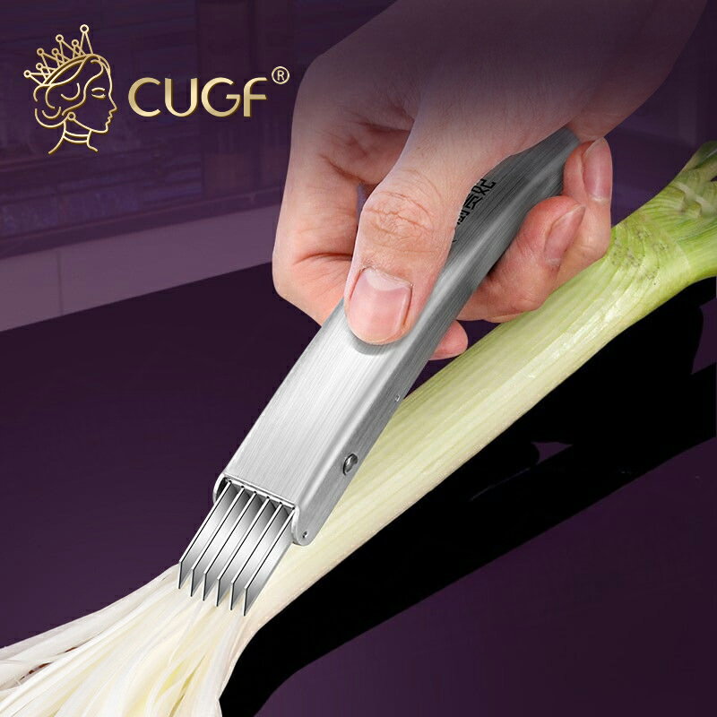 304不鏽鋼蔥絲刀 CUGF 廚貴妃 切蔥器 蔥絲切 蔥花切 刮蔥花工具 功能蔥切刀【ZB0401】《約翰家庭百貨