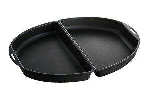 【BRUNO】BOE053-HALF 橢圓形分離式烤盤 (黑色2入) 職人款專用配件 原廠公司現貨
