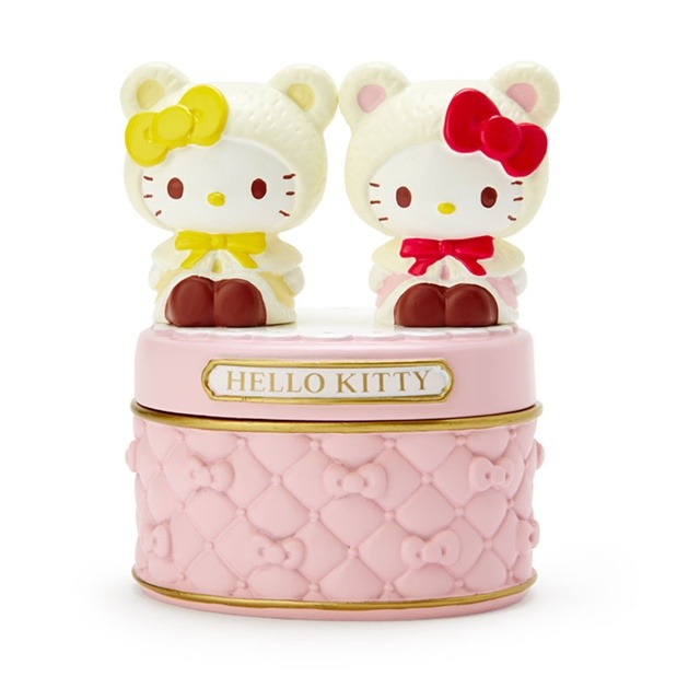 【震撼精品百貨】Hello Kitty 凱蒂貓~日本三麗鷗SANRIO KITTY造型收納飾品盒(48週年生日系列)*63838