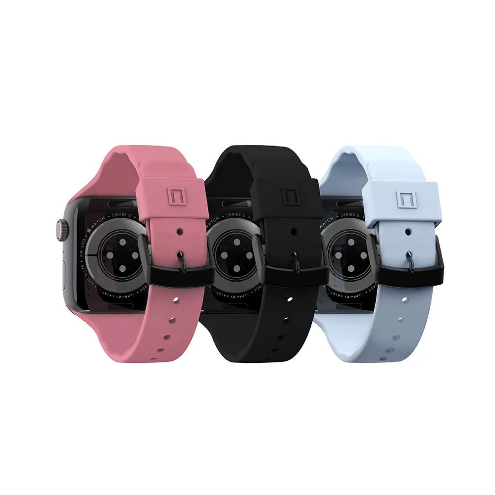 UAG U 透氣 矽膠 抗菌 親膚 矽膠 止滑 錶帶 適用於AppleWatch 38 40 42 44mm 1