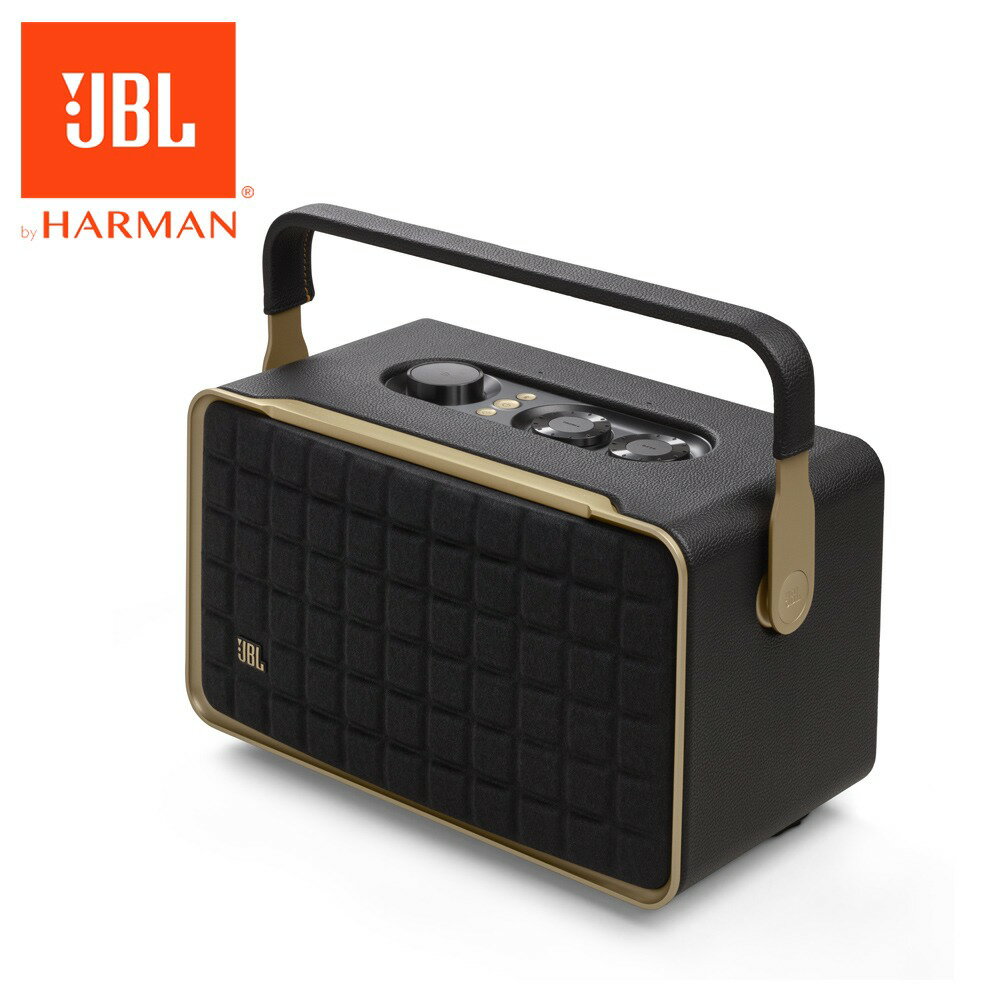 【JBL】Authentics 300 可攜式語音無線串流藍牙音響｜黑色【三井3C】