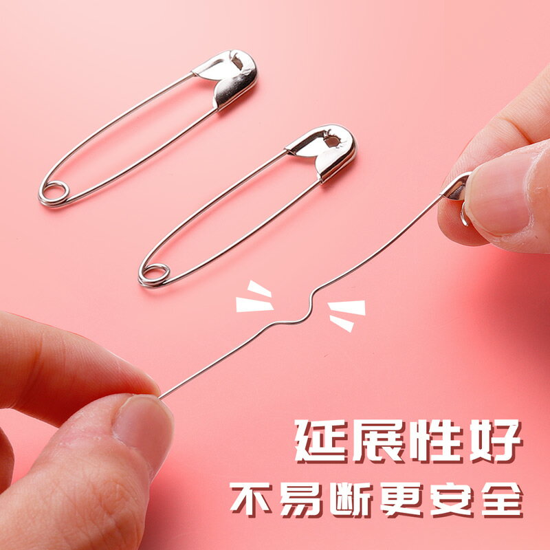 老式安全別針固定衣服扣針小號/大號超大回形針曲別針扣配件創意u型回扣鎖針比針服裝店吊牌掛針批發金屬胸牌 | 協貿國際日用品生活5館 | 樂天 ...