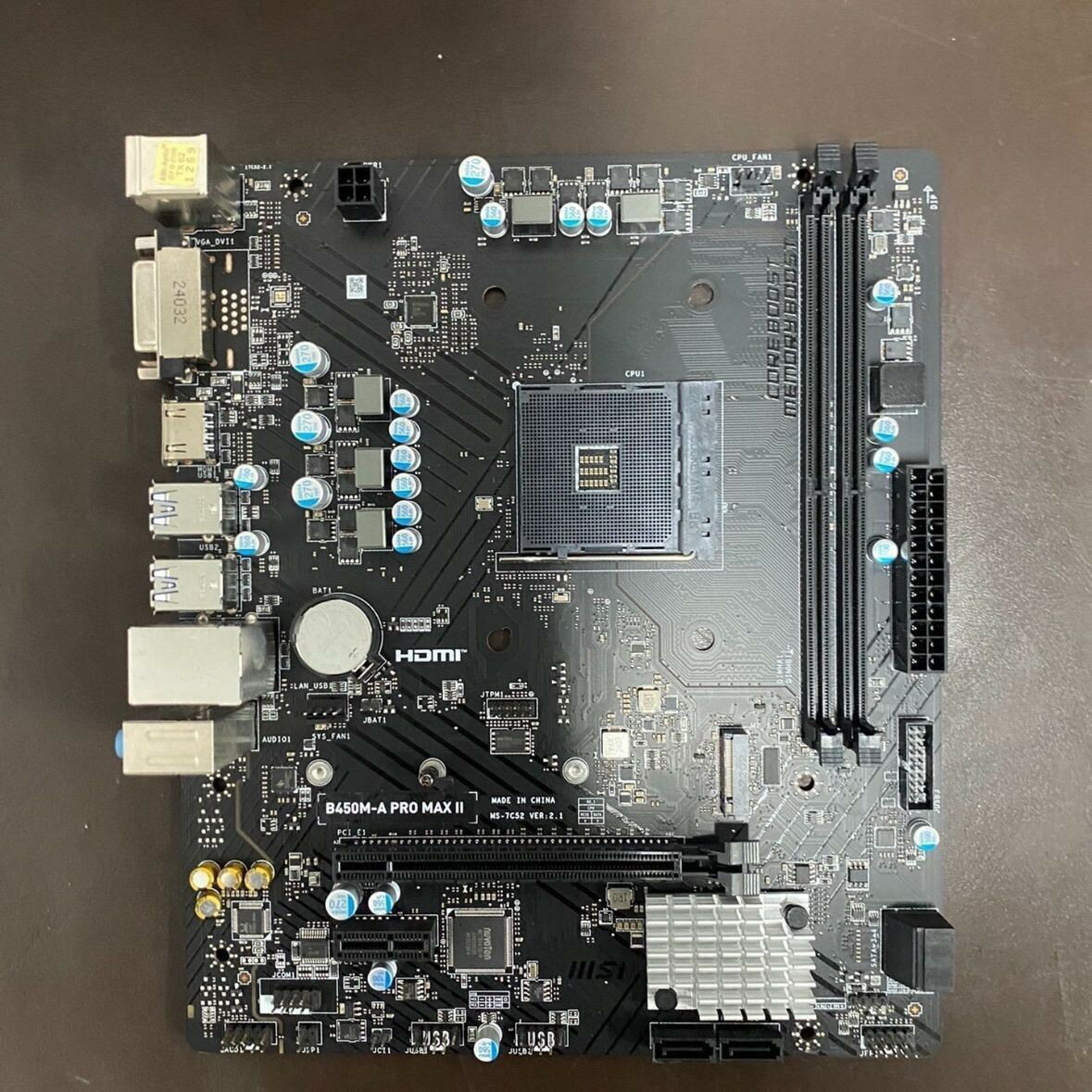微星B450M A PRO MAX 2代主機板 支援銳龍5代R5 5600X 保固三個月 AM4腳位 遊戲效能 超頻穩定