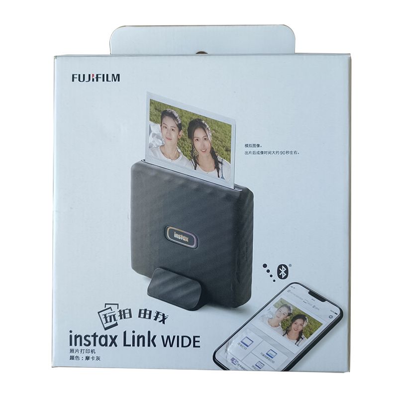 富士instax Link WIDE寬幅5寸無線連接手機便攜式口袋照片列印機【Snowbelle優選】