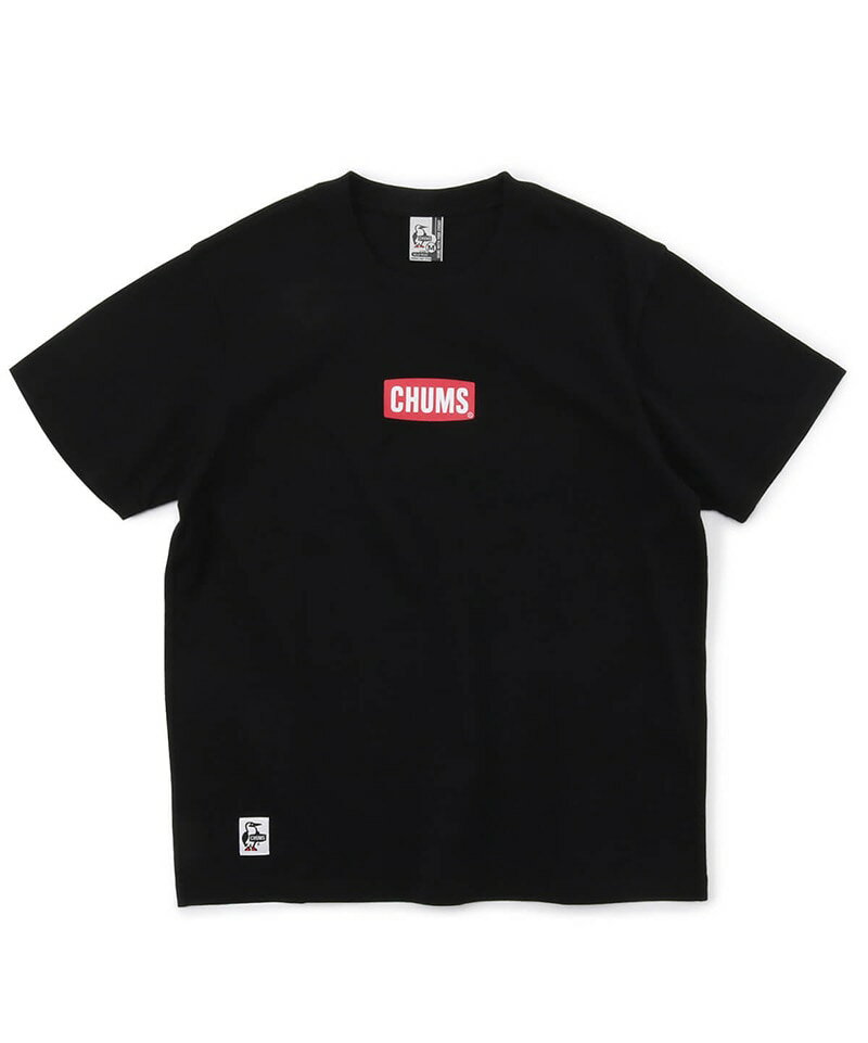 【毒】CHUMS 經典素面 短T 黑色【領券折222｜Cube卡+APP下單最高10%回饋】