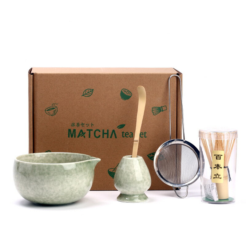 熱銷抹茶綠Japanese Matcha Tea Set 日式陶瓷抹茶碗茶具套裝 0