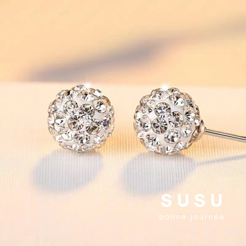 SU SU︱閃讚鑽耳環❤️事業 招財 人緣 工作 健康 紓壓 水晶 飾品 耳環 項鍊 手鍊  穿搭 百搭