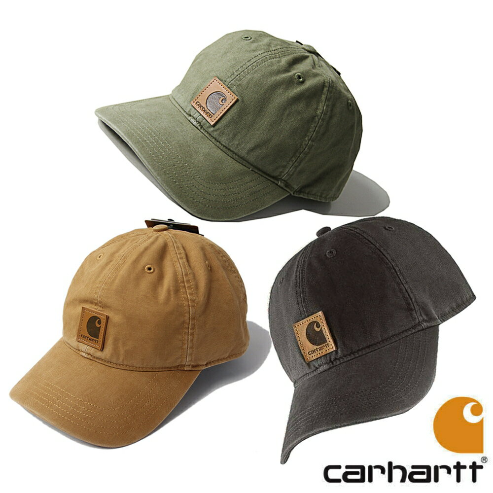 carhartt 美式皮標水洗棒球帽 老帽 卡車司機帽 滑板 復古 情侶款
