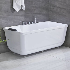 優樂悅~名位家用成人獨立式小戶型衛生間亞克力1.5米1.7米浴池浴缸浴盆