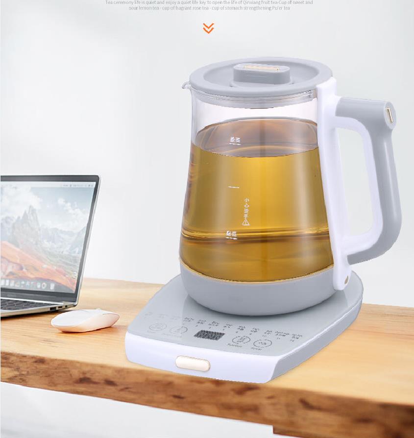 1.8L升美標養生壺110V伏家用煎藥壺辦公室煮茶器電燒水壺出口北美