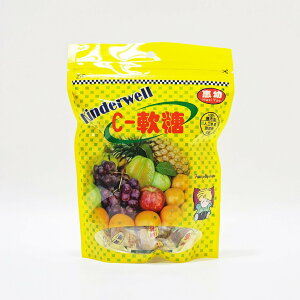 惠幼 QQ C 軟糖 (水果風味) 120g/包 無添加人工色素、防腐劑、代糖