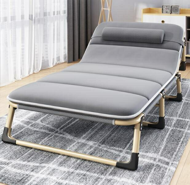 躺椅 索樂折疊床單人床家用簡易午休床午睡辦公室神器多功能行軍床躺椅