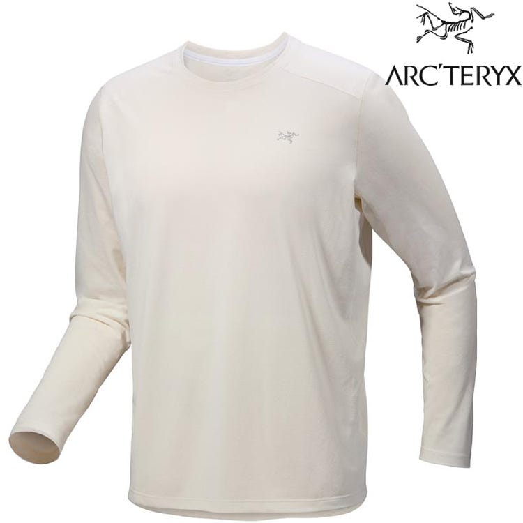 Arcteryx 始祖鳥 Cormac 男款 快乾長袖圓領衫/排汗衣 X000009719 絹絲雜白 Arctic Silk Heather