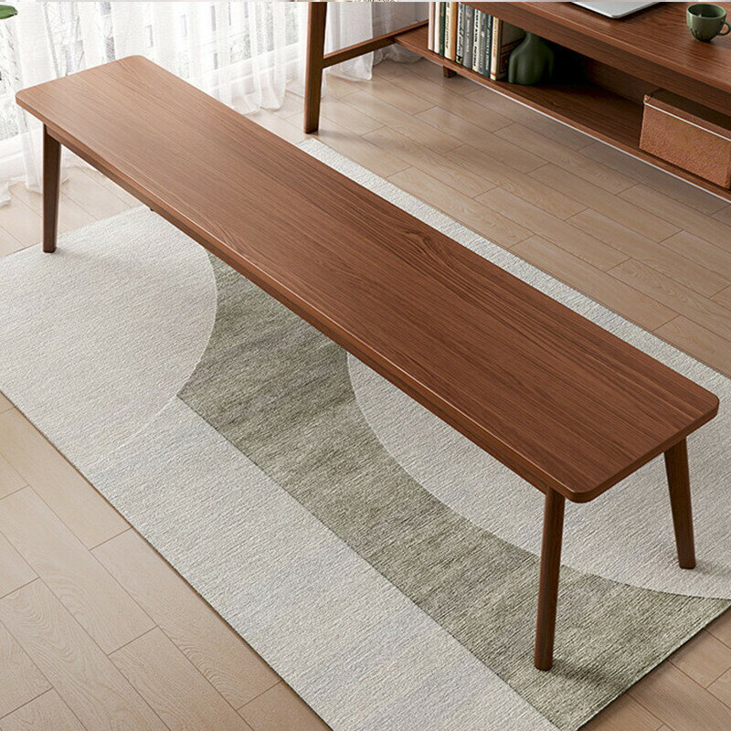 『 Tour wood』長條凳換鞋凳家用簡約胡桃色餐桌長板凳休息室床尾凳長椅子長凳