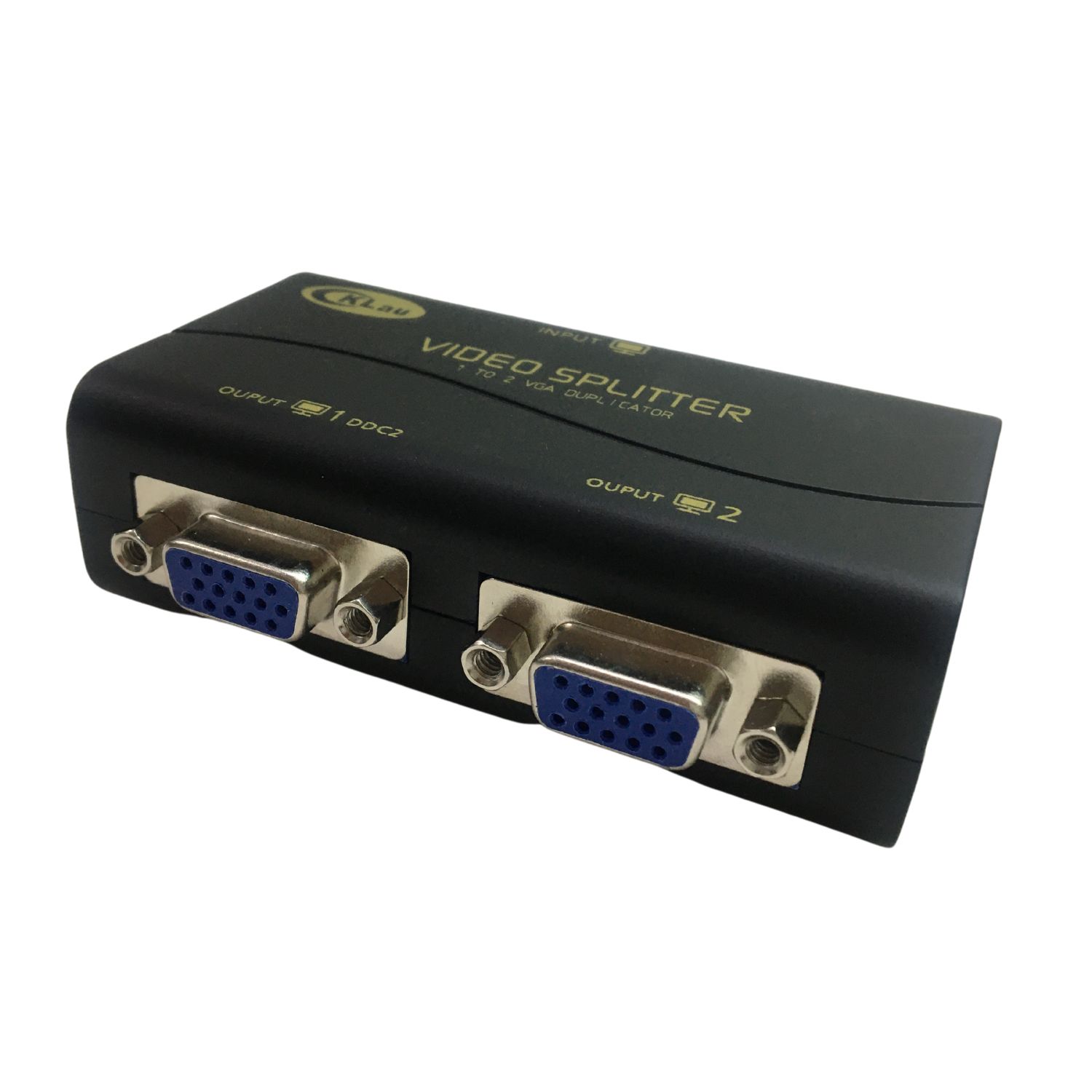 [玉山比價網 有現貨] CKL－1021U-1 免電源 VGA Video Splitter 1對2螢幕 分接器/分享器/分頻器 250MHz (20588_G37)