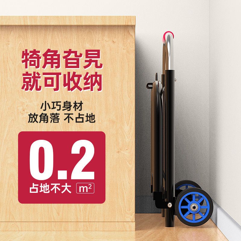 免運/可開票 快速出貨 家用小拉車折疊行李車手拉車拉桿車小推車便攜購物車拉貨車載重王 4