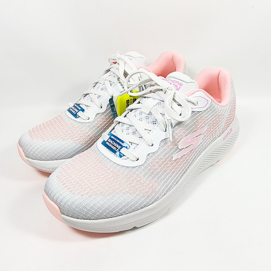 3月特價 (F5) 新款 SKECHERS 女鞋 GO RUN ELEVATE 透氣 輕量 慢跑鞋128348WLPK白粉 [陽光樂活]