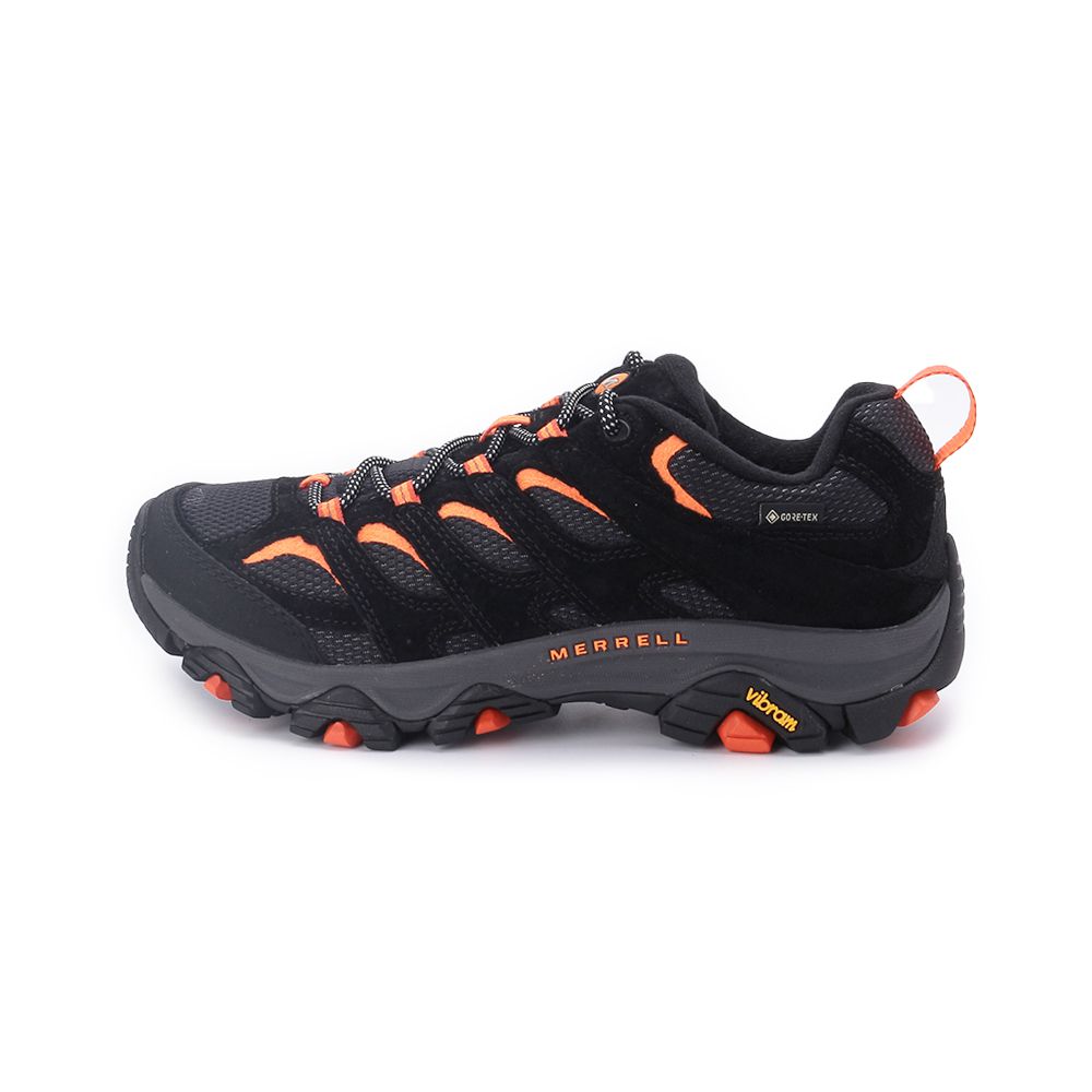 MERRELL MOAB 3 GORE-TEX 防潑水健行鞋 黑橘 ML037025 男鞋