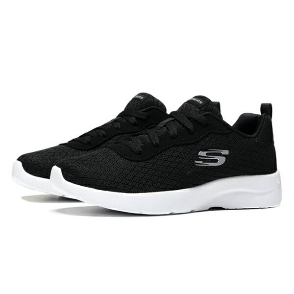 【SKECHERS】 DYNAMIGHT 2.0 透氣 網布 運動鞋 休閒鞋 黑色 女鞋 -12964BKW