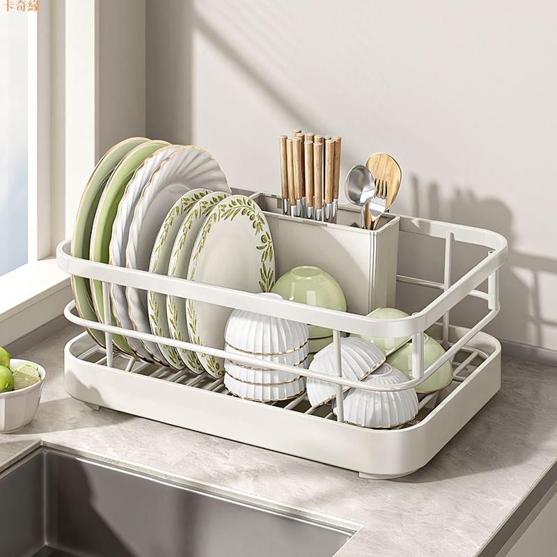 廚房碗架瀝水架碗盤碟子置物臺面餐具放碗筷碗柜家用收納盒