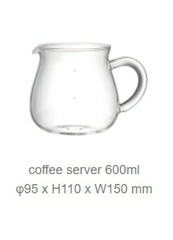 金時代書香咖啡 KINTO Slow Coffee Style SCS coffee server 分享壺600ml KINTO-27623-600