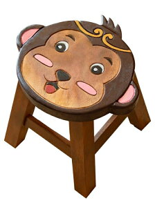 兒童凳子實木可愛卡通動物小板凳家用創意木頭矮凳寶寶木凳