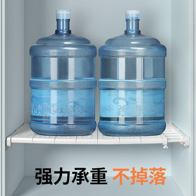 分層隔板貼上層託免打孔粘膠掛鉤衣櫃鐵櫃子內層板支架承重無痕貼