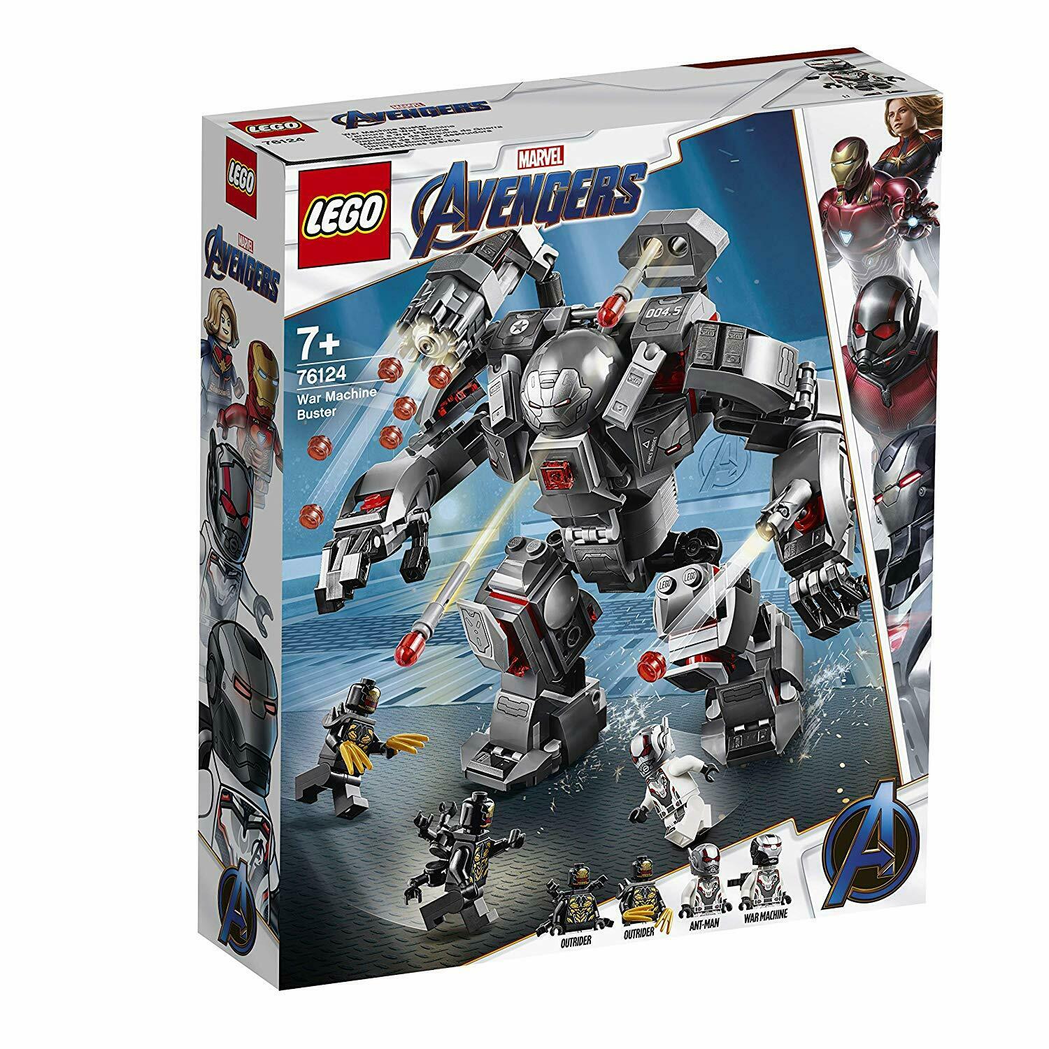 ☆勳寶玩具舖【現貨】LEGO 樂高 超級英雄 復仇者聯盟 76124 War Machine Buster