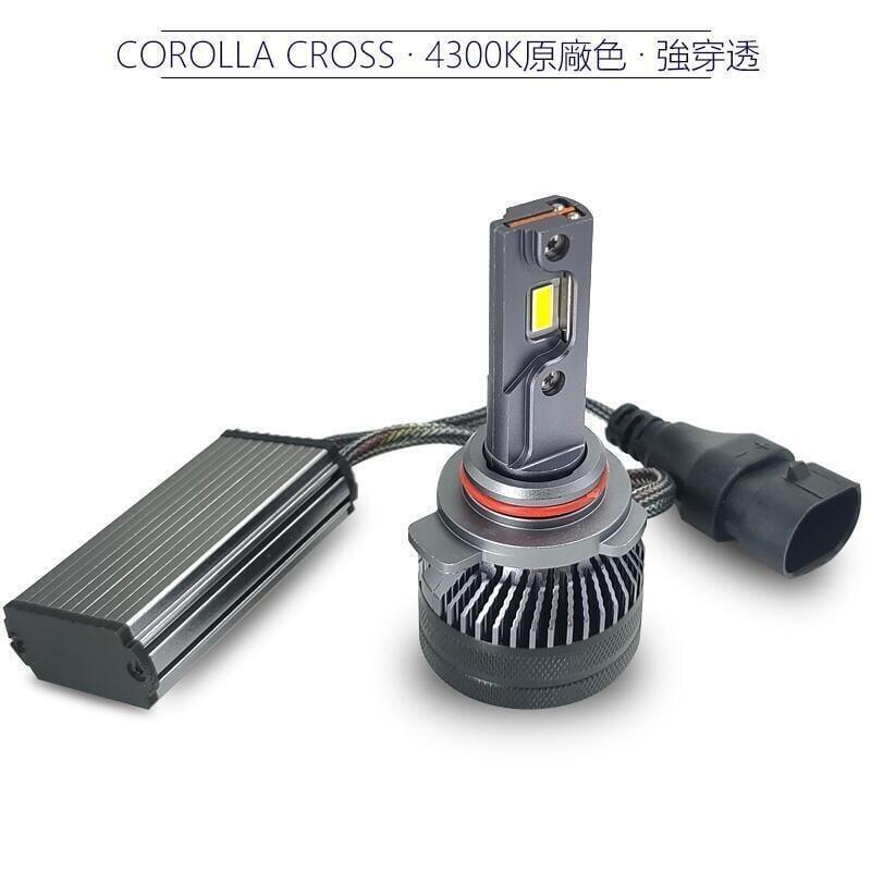 （熱門爆品）（萬人回購）Corolla Cross Altis 12代 超亮55瓦 HIR2 9012 LED大燈 4300K暖白黃光