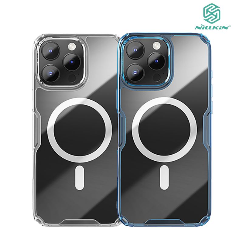 NILLKIN Apple 蘋果 iPhone 16 Pro Max 本色 Pro 磁吸保護套 保護套 保護殼 磁吸殼 手機套 透明套 四角氣囊 防摔保護 支援 MagSafe