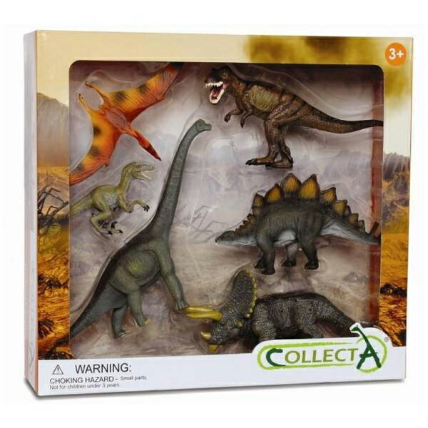 動物模型【 COLLECTA 】恐龍禮盒組 (6入)