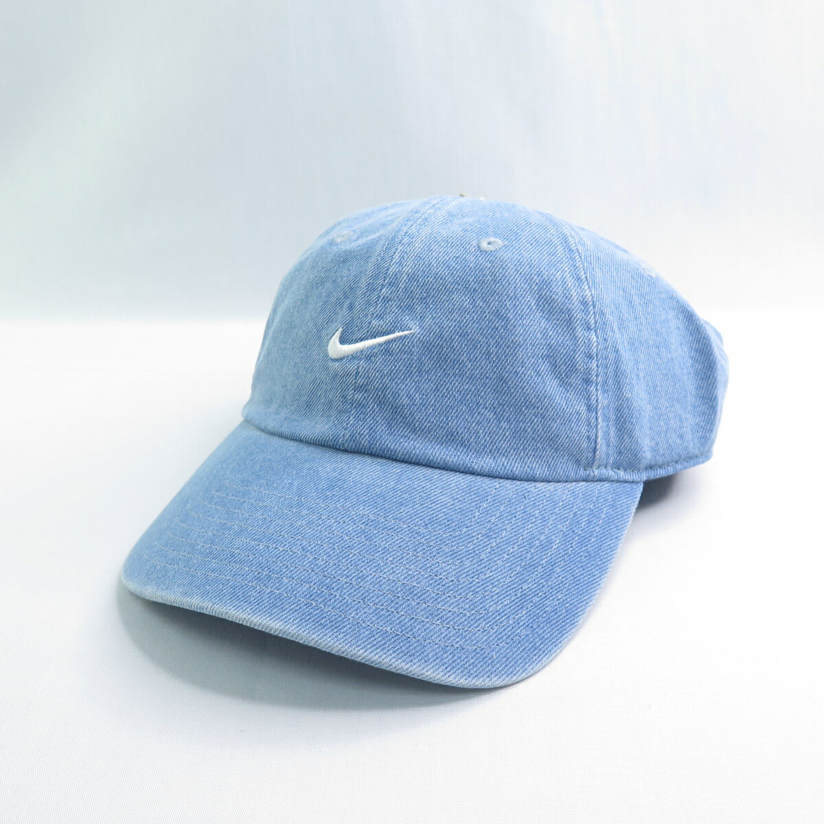 NIKE Club CAP 丹寧軟帽 棒球帽 運動帽 HF0383- 分尺寸 可調帽圍【iSport 愛運動】