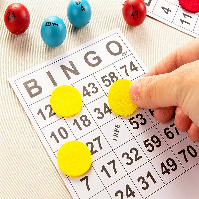賓果卡 紙牌遊戲BINGO卡 (60張入) 數字卡片 桌遊 娛樂 連線 小遊戲 益智【BlueCat】【JC4637】